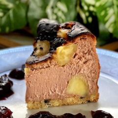 １１月の進化系バスクチーズケーキ「紫サツマイモ」