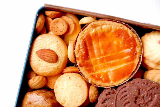 クッキー缶の手土産