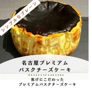 🍰【王道の美味しさ】とろけるバスクチーズケーキ(プレーン)(12cm)