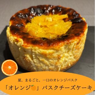 非公開: 夏、まるごと。ひとくちのオレンジバスク「オレンジバスクチーズケーキ12cm」
