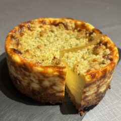 🍋🫖 【新作】レモンと紅茶のクランブルチーズケーキ登場！冬限定セットも同時発売